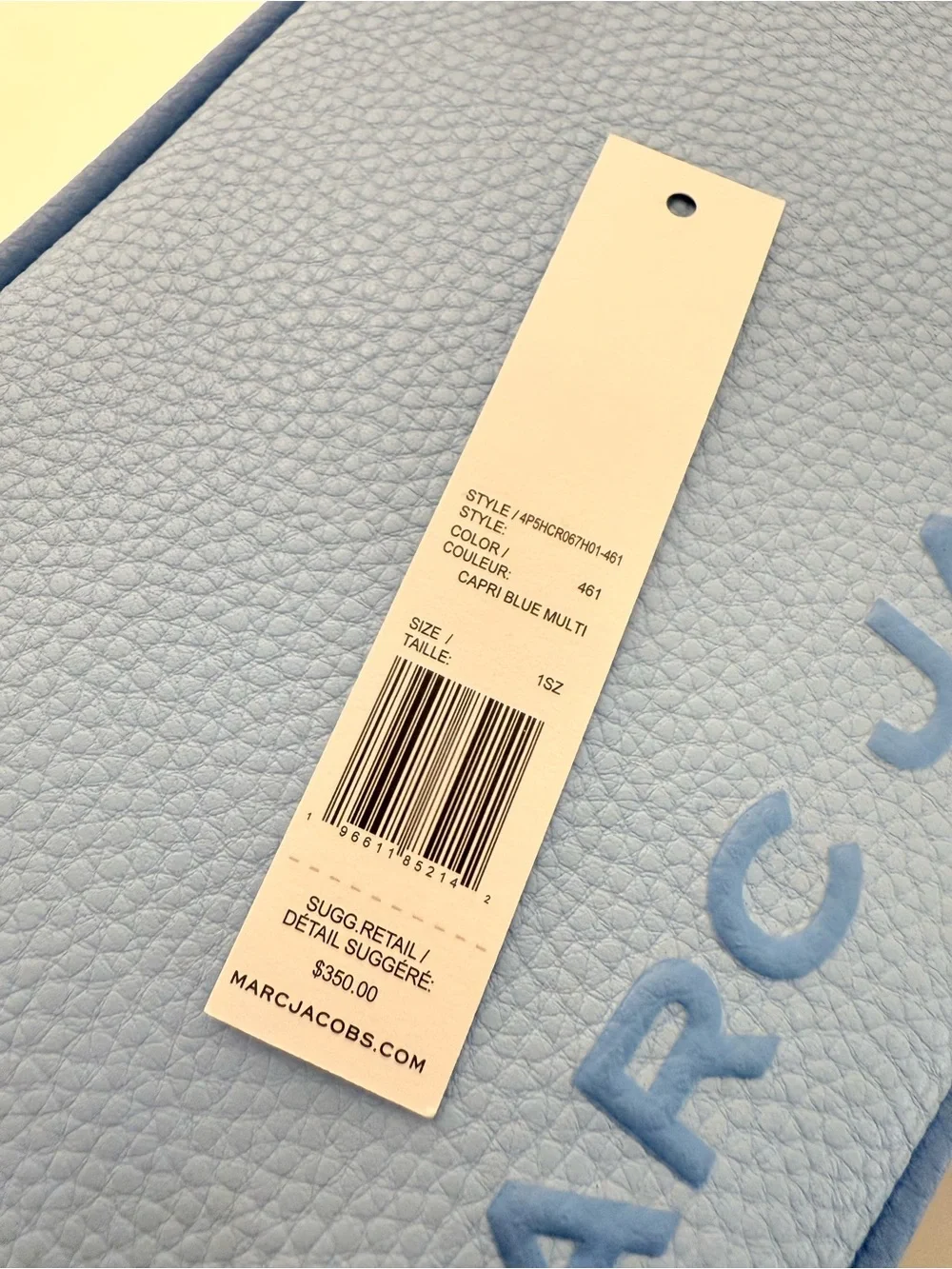 NWT Marc Jacobs bold camera bag - capri blue multi